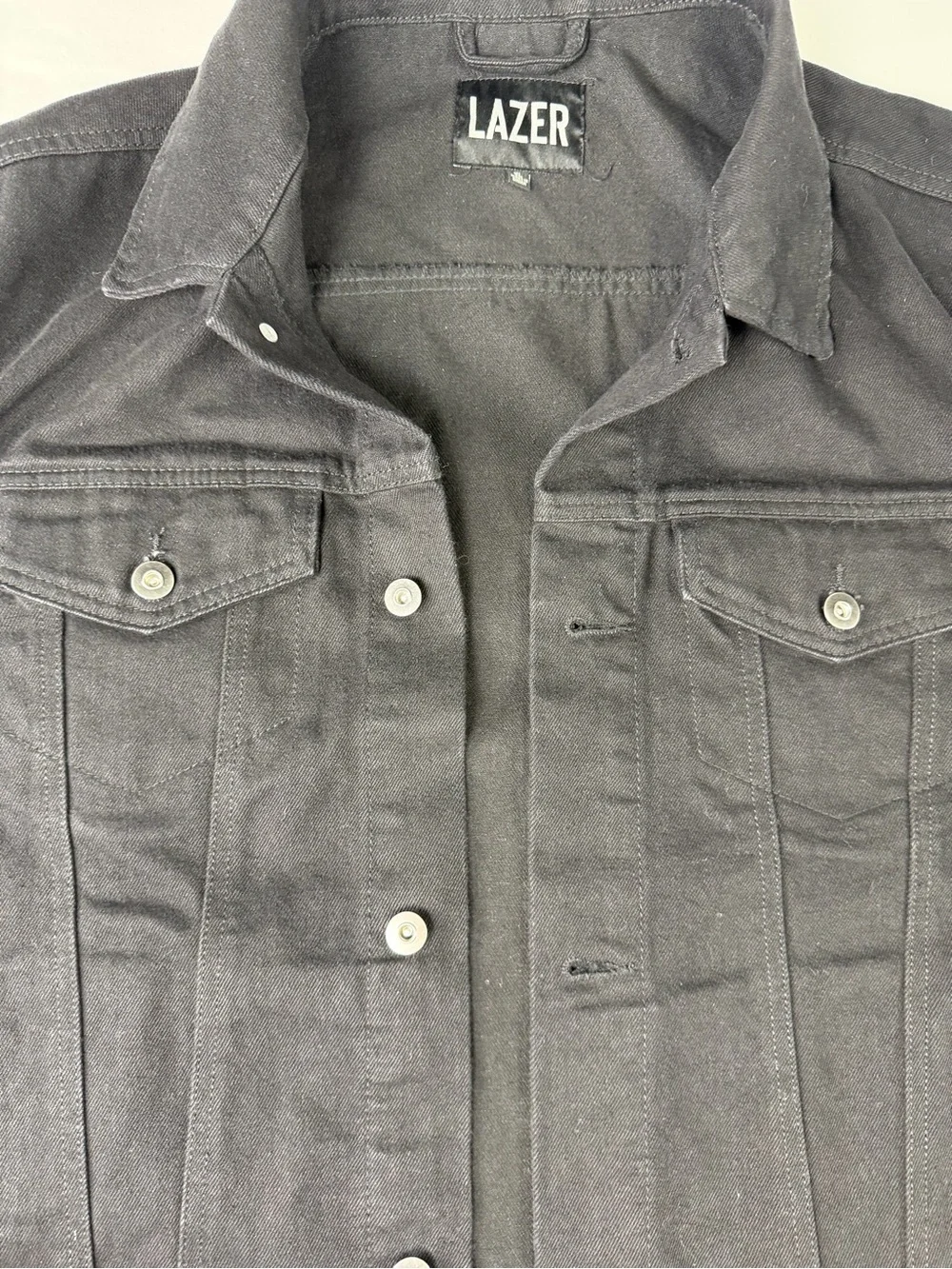 Lazer black denim